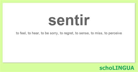 sentire inglese|sentirse meaning in english.